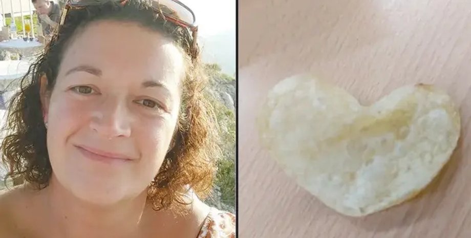 Чипсы, чипсы в форме сердца, закуска, компания Walkers, снеки, девушка, женщина