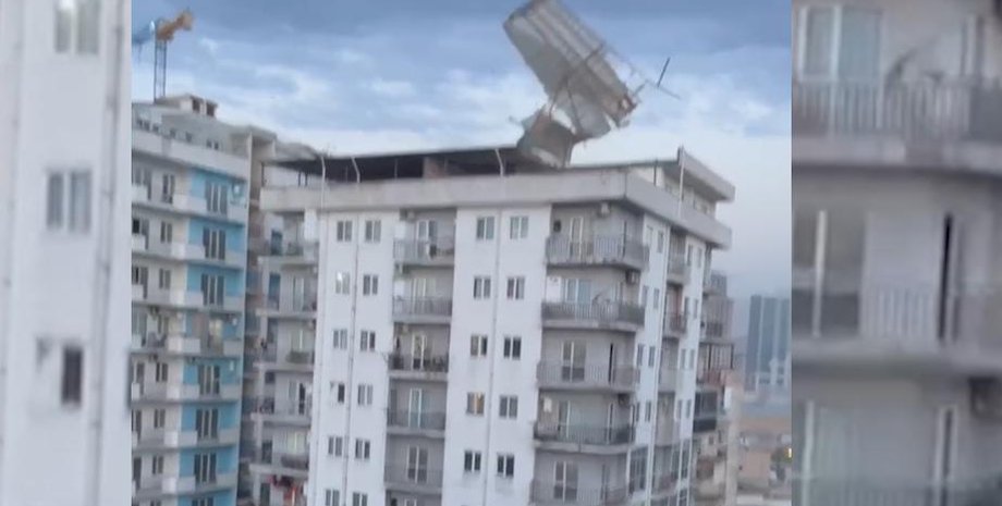 На Батуми обрушился мощный ураган