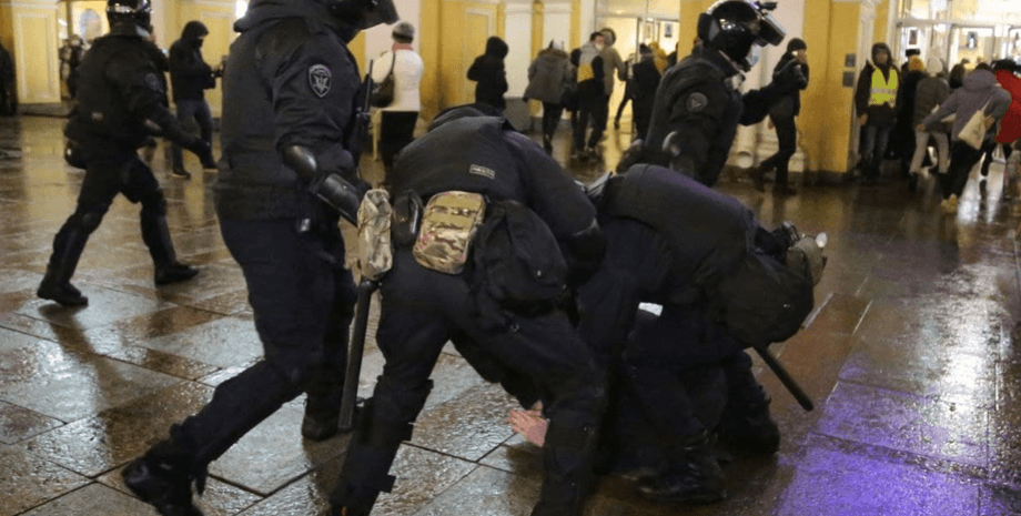 задержание, рф, навальный