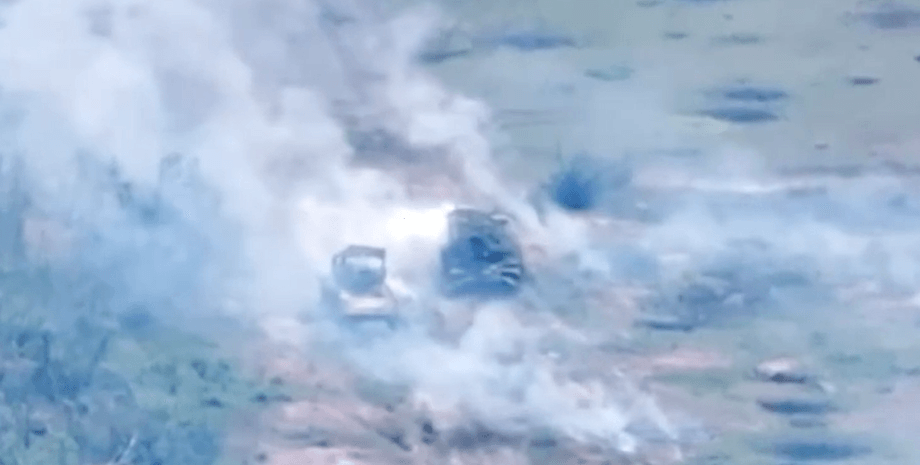 Танк, ЗС РФ, вибух, удар, дрон, машинний зір, фото