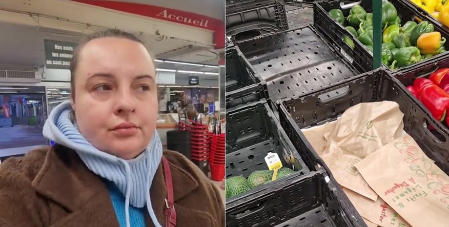 Женщина в супермаркете