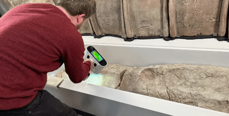 захоронение, гипс, археология, открытие, исследование, сканирование, 3Д, 3D, тело, визуализация, Рим, древний Рим, погребальные практики, полость, отпечаток, умерший, римляне, погребальные обычаи