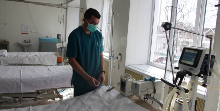 коронавирус, Украина, больничные койки