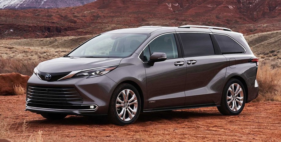 Toyota Sienna 2021, нова Toyota Sienna, безпека авто, безпека задніх пасажирів