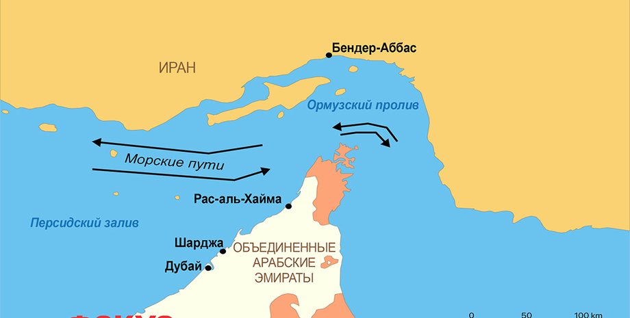 Ормузька протока, нафта