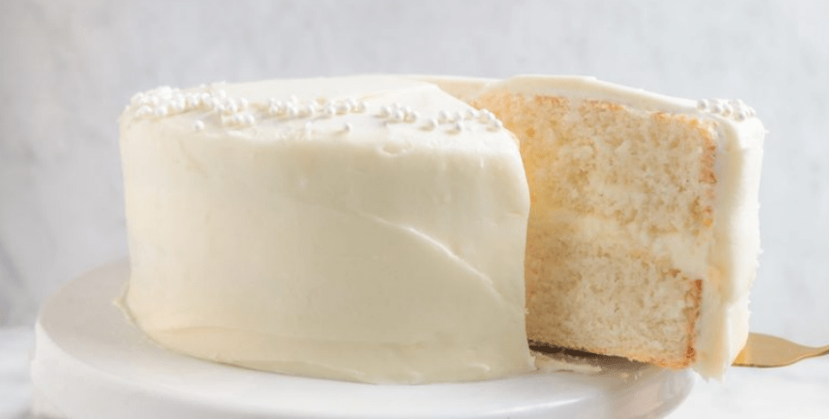 Білий торт, торт, ванільний торт, рецепт смачного торта