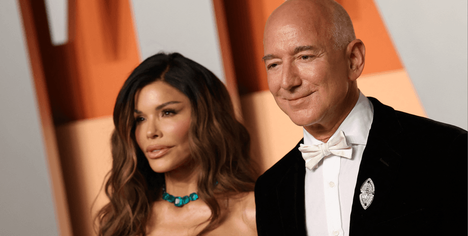 Джефф Безос і Лорен Санчес, оскар 2025, церемонія оскар, наречена джеффа безоса, переможці оскара 2025