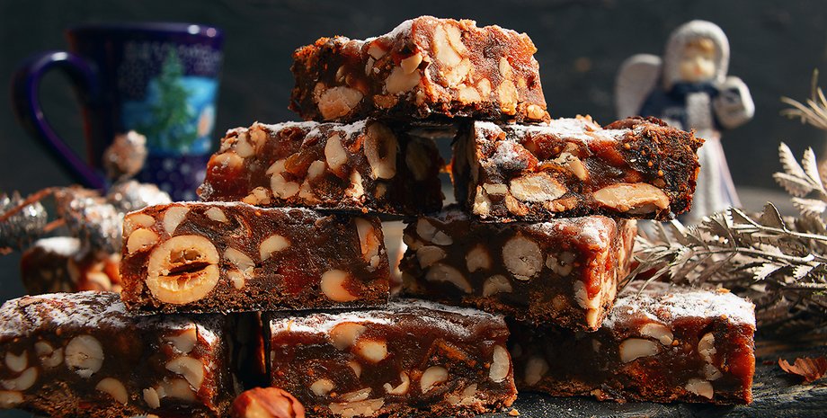 сиенский пирог, рождественский пирог, итальянский панфорте, рецепт панфорте, итальянская кухня, что спечь к рождеству