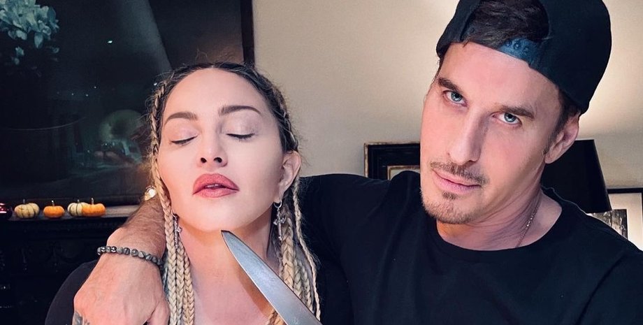 мадонна, стивен кляйн, нож