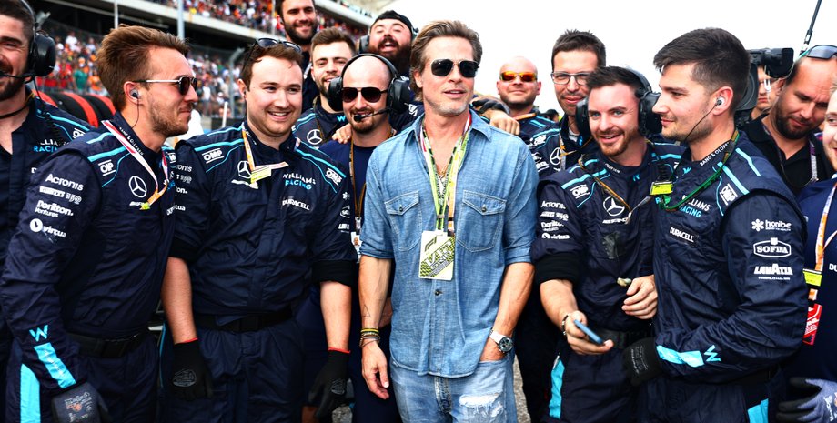 брэд питт, гонки, формула 1, гран при