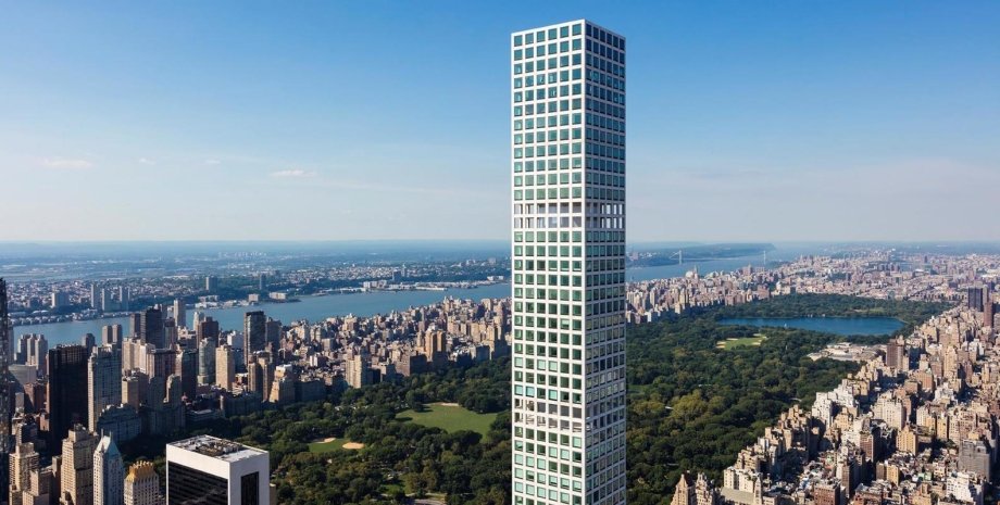 Парк-авеню 432, небоскреб, манхэттен, нью-йорк, самое высокое жилое здание в мире, 432 Park Avenue