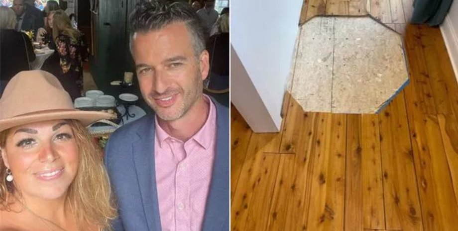 Колодец в доме, супруги, старая гостиница, открыли галерею, супружеская пара, старый пол, нашли под полом, колодец, стеклянная крышка