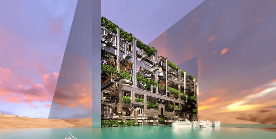 The Line, Саудівська Аравія, дзеркальне місто, місто посеред пустелі, місто майбутнього, проєкт, місто з інфраструктурою,