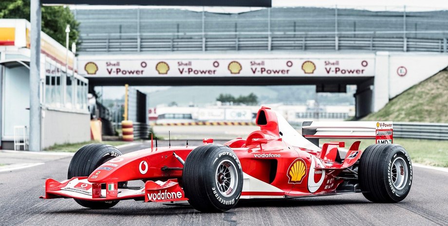 Ferrari F2003 GA, Ferrari F2003, авто Михаэля Шумахера, авто Шумахера, болид Михаэля Шумахера, болид Шумахера
