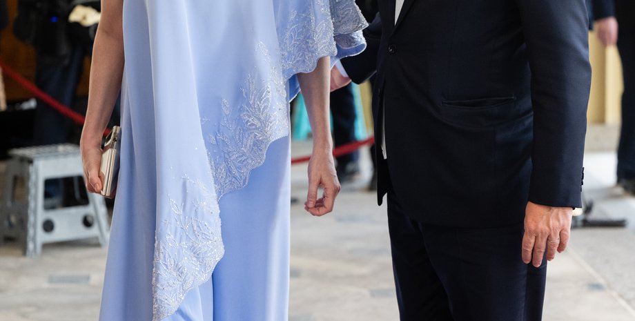 предкоронационный прием чарльза ІІІ, коронация чарльза, королева летиция, князь и княгиня монако, букингемский дворец