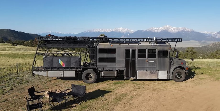 Дом на колесах, Автобус, Школьный автобус, Авто, Автомобили, Видео, Автодом, Фото, Интерьер