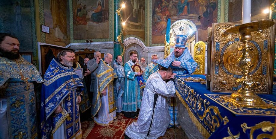 Михайло Добкін Онуфрій церква сан диякон УПЦ МП хіротонія