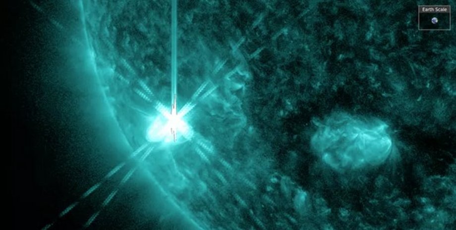 вспышка на Солнце