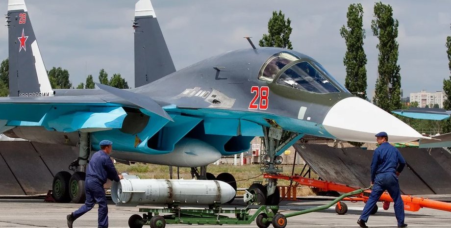 самоелет Су-34 ВКС РФ