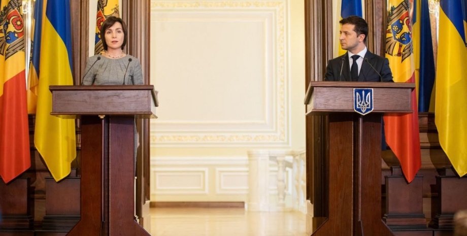 Майя Санду и Владимир Зеленский / Фото: president.gov.ua