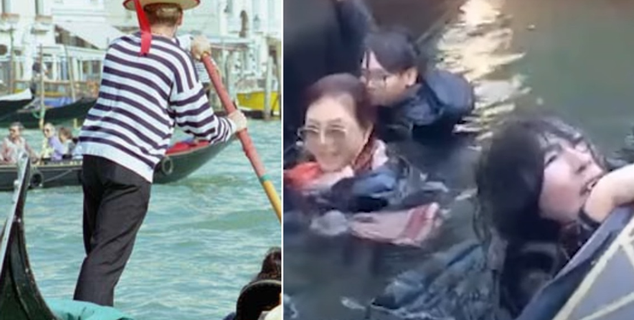 Селфи, гондола, туристы из Китая, курьезы, Инталия, видео, тренды TikTok