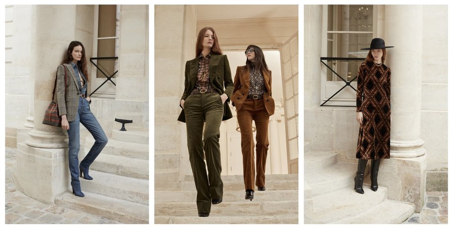 Saint Laurent, нова колекція, осіння колекція, колаж
