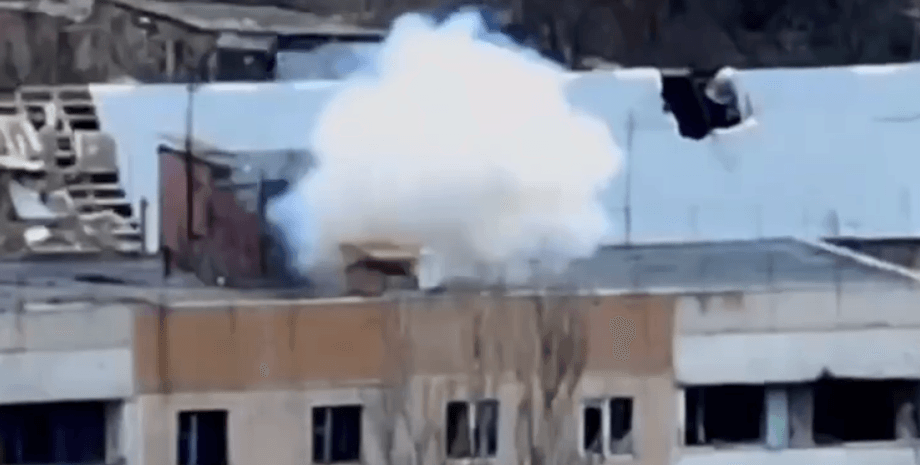 Взрыв беспилотника "Пегас"