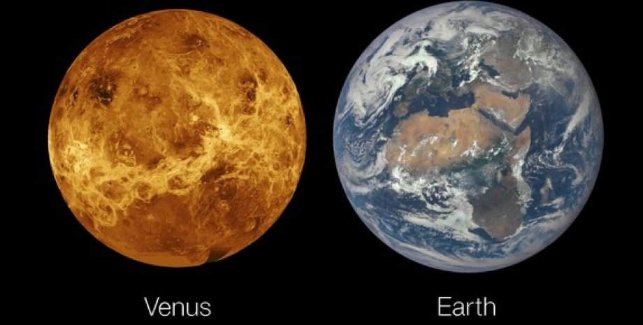 Венера, Земля