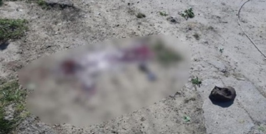 херсон, тело погибшего ребенка в херсонской области, тело в зеленовке, ракетный обстрел рф