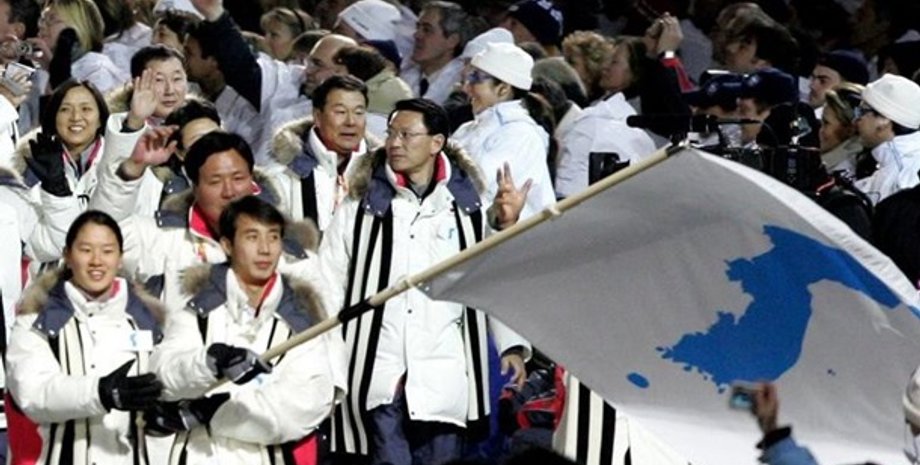 Объединенная сборная КНДР и Южной Кореи \ Фото с сайта korrespondent