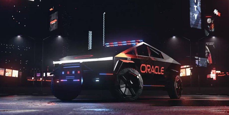 полицейский пикап Тесла, Tesla Cybertruck, новая Tesla Cybertruck, пикап Tesla Cybertruck, электромобиль Tesla