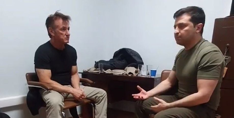 шон пенн, украина, владимир зеленский, шон пенн встретился с зеленским, война в украине, война россии с украиной