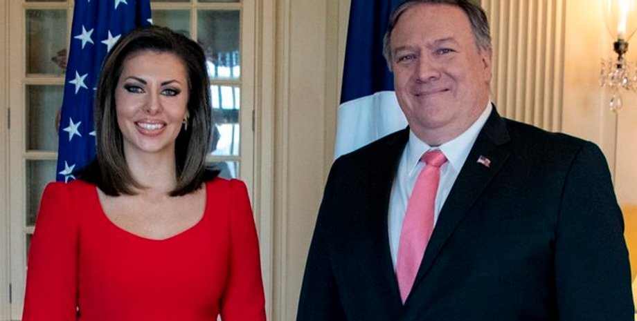 Морган Ортагус и Майк Помпео/Фото: Twitter/Майк Помпео