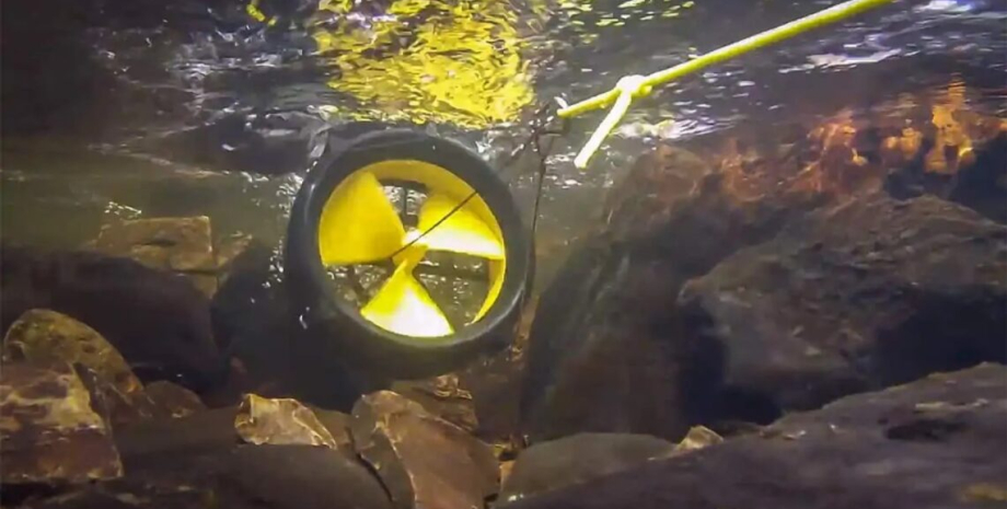 Водный электрогенератор WaterLily портативный электрогенератор, электрогенератор, турбина, WaterLily