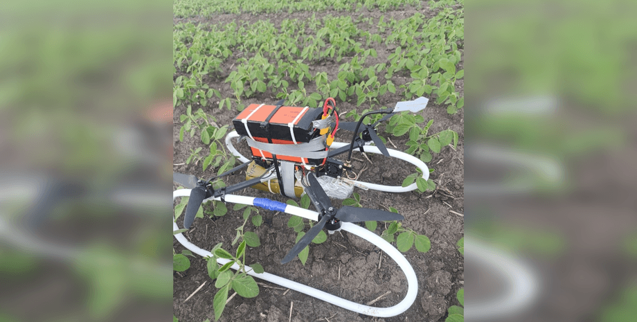 Дрон-ждун в Сумской области