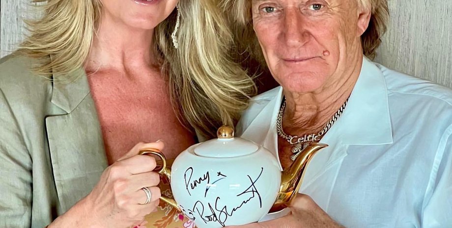 Пенни Ланкастер и Род Стюарт, супруги, пара