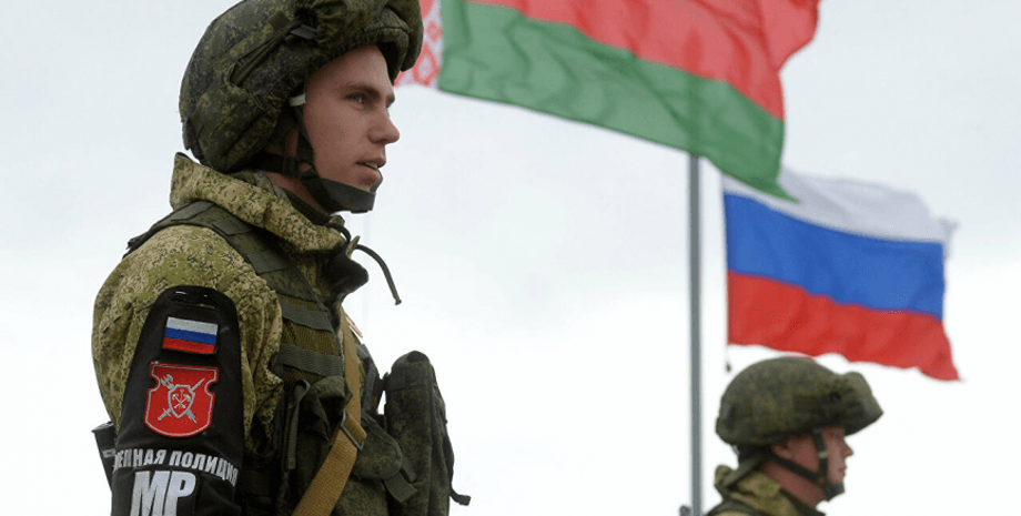 Российский и белорусский солдат. вс рф,