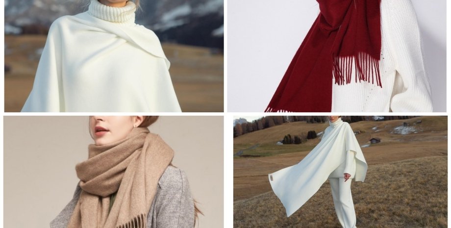 Топ-5 трендових шарфів на зиму 2023-24
