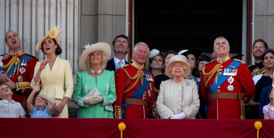 британська королівська сім'я, парад