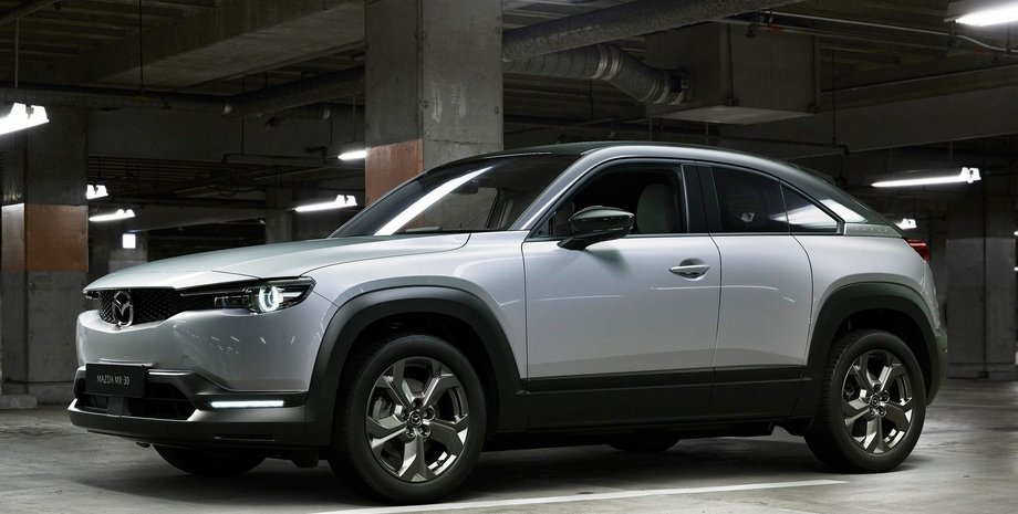 Mazda MX-30, кроссовер Mazda, электромобиль Mazda, электромобиль Mazda