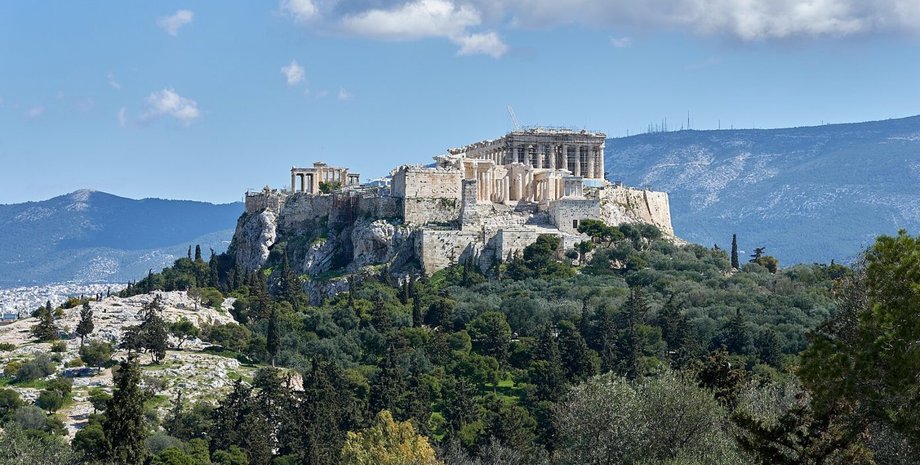 Акрополь, граффити, храм, рисунок, Микон, Гекатомпедон, пастух, парфенон, афины, Греция, язык, текст, надпись, здание