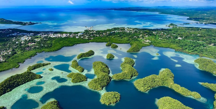 коралловые рифы, палау