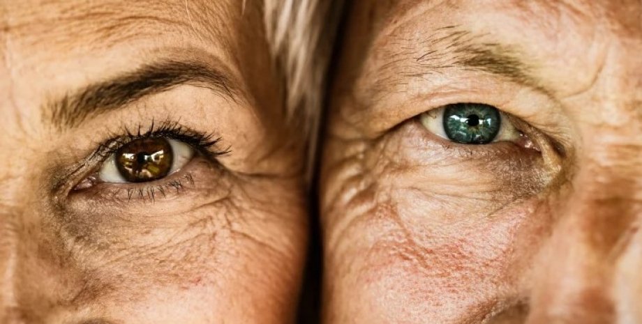 глаза, мужчина, женщина, старость