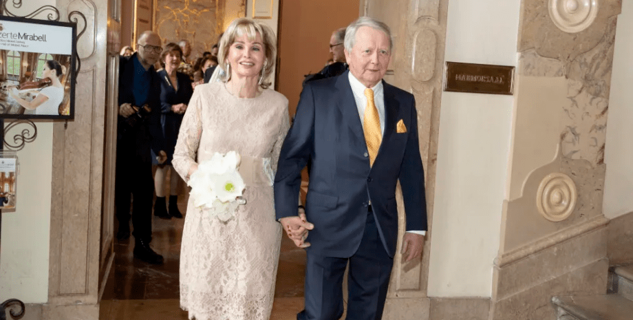 Вольфганг и Клаудия Порше Вольфганг Порше, Клаудия Порше, супруги, семья, миллиардер, прием, церемония