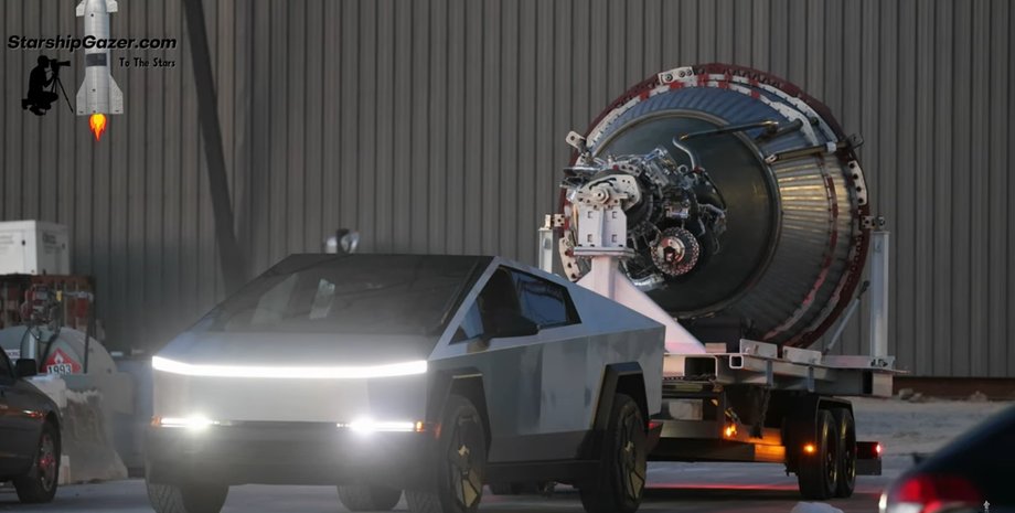 Tesla Cybertruck, SpaceX Starship, пікап Tesla Cybertruck, електромобіль Tesla