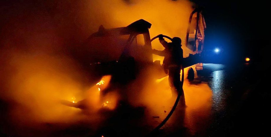 спасатели Атаки на гражданские авто возле Павлограда