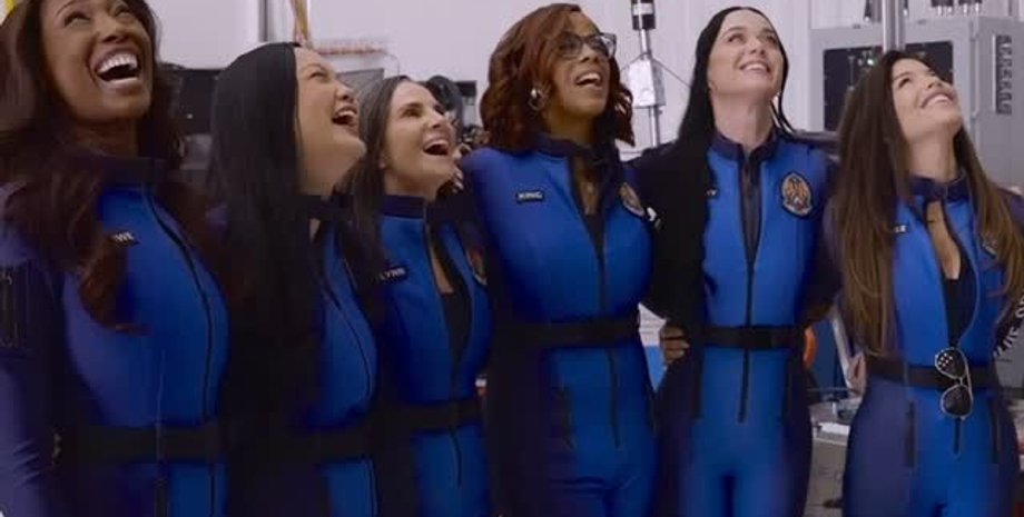 полет в космос, лорен санчес, кэти перри, женская миссия