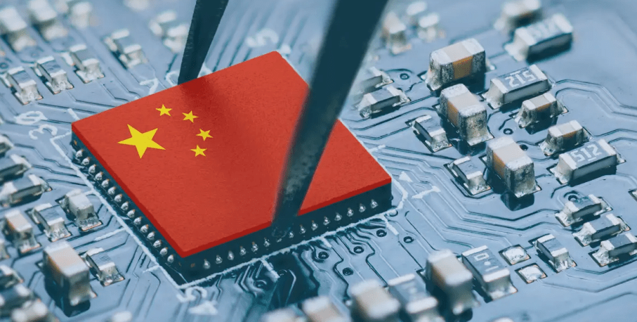 чип, процесор, прапор Китаю