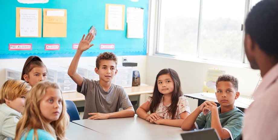 ученики, дети, преподаватель, фото