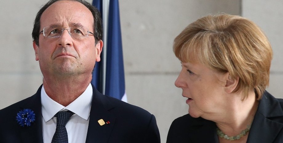 Франсуа Олланд и Ангела Меркель / Фото из открытых источников